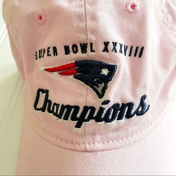 New England Patriots Super Bowl XXXVIII Hat | Pink - Picture 2 of 6